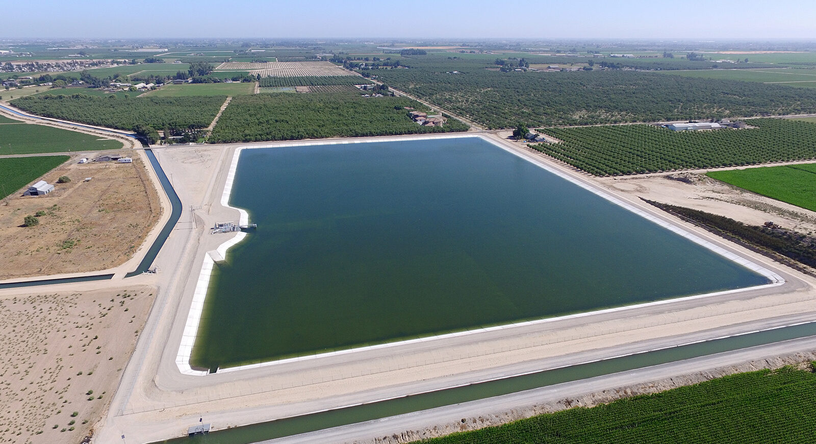 Aerial view of Lateral Reservoir 8