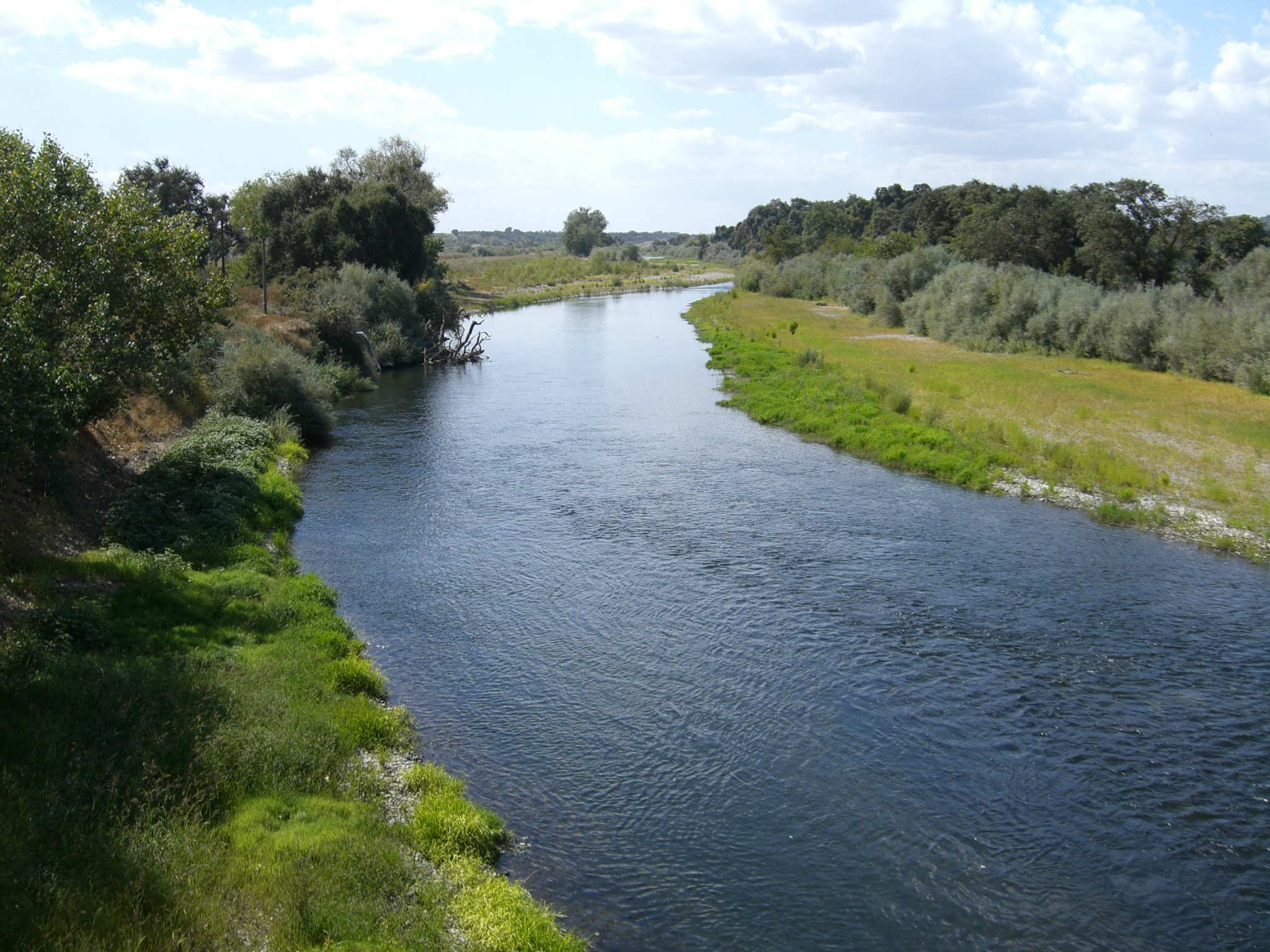 Ovelooking the Tuolumne River.