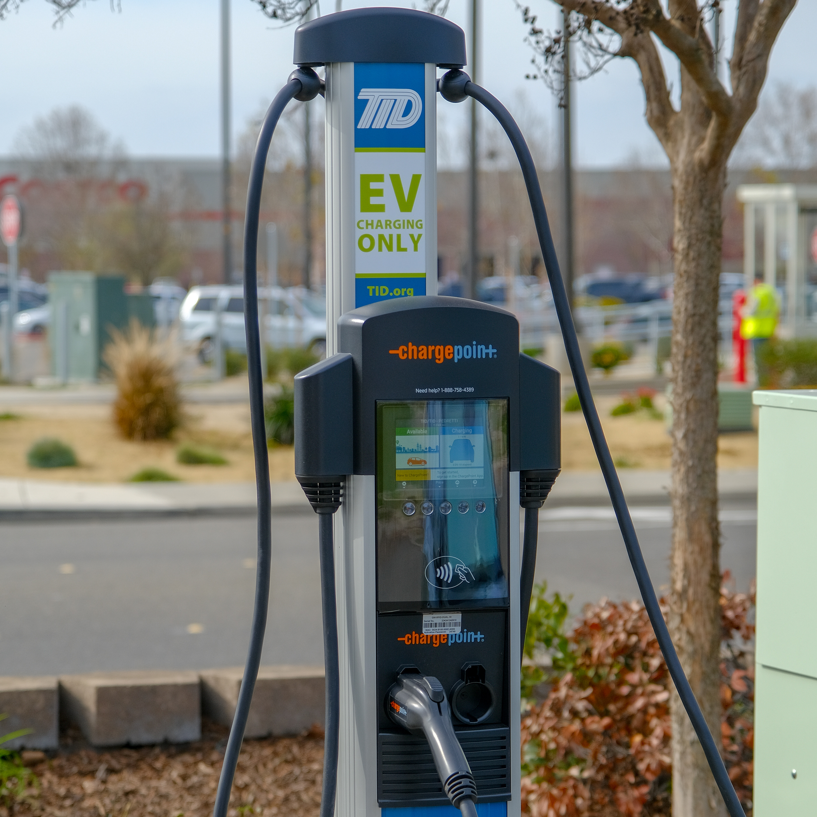 Level 2 electric vehicle charger.